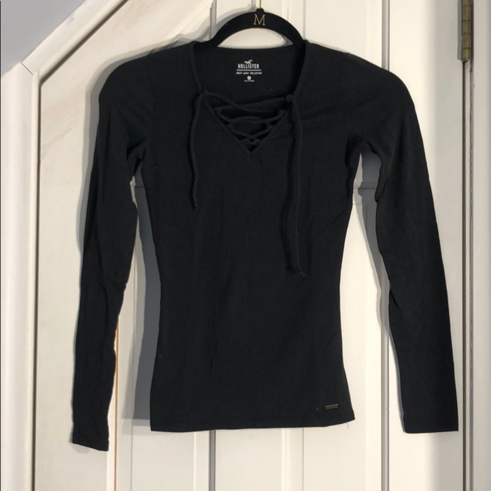 FREE when Bundled! 
Long Sleeve w/ Lace-Up Detail
